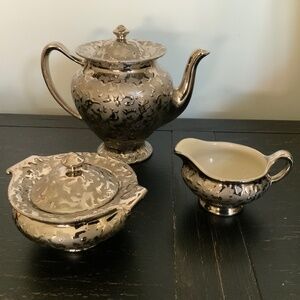 Bel-Terre 23Kt Platinum China Tea Set